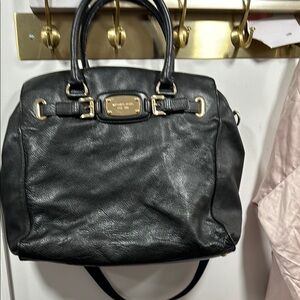 Michael Kors Black Leather Handbag